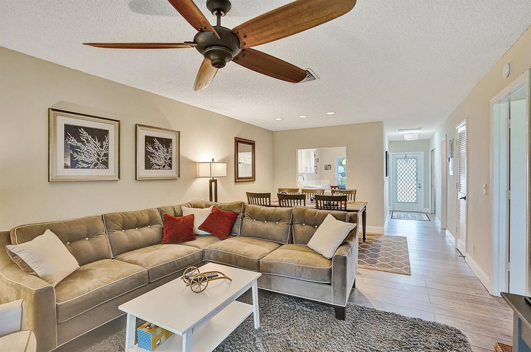 LIVING ROOM TO DINING AREA