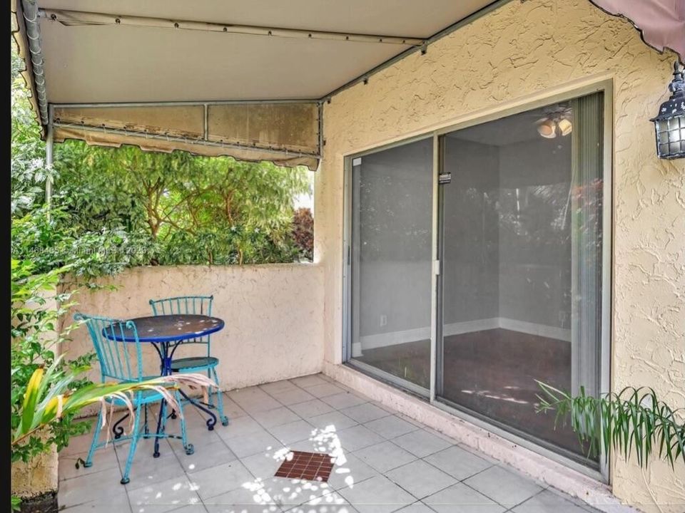 second patio