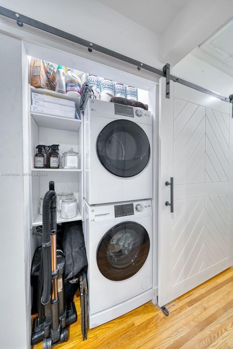 indoor laundry