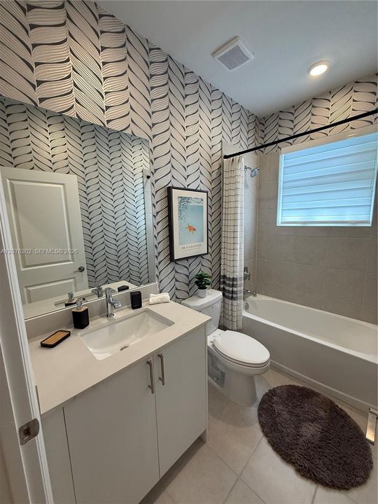 Staged Bathroom