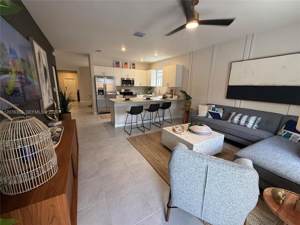 Staged Living Room