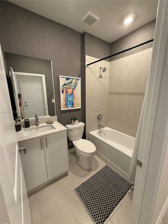 Staged Guest Bathroom
