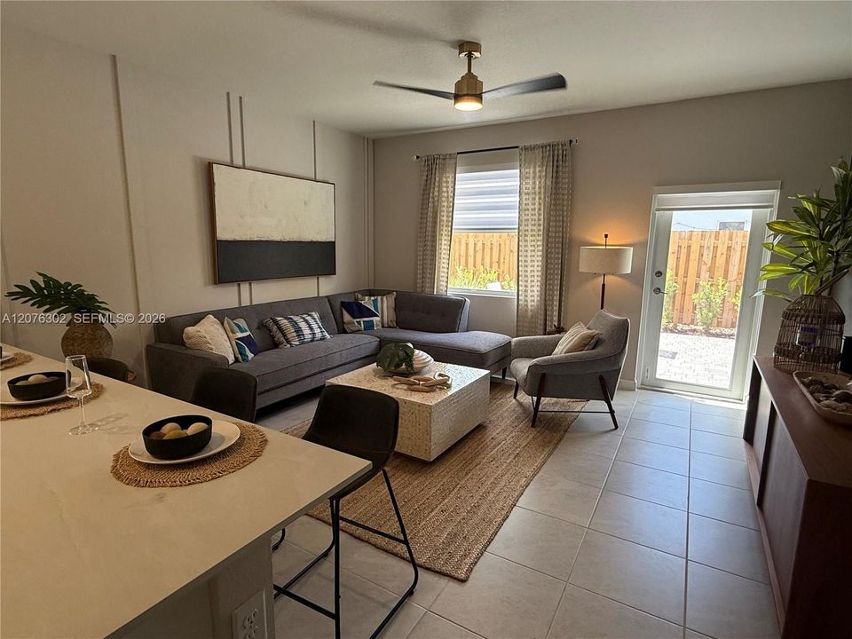 Staged Living Room