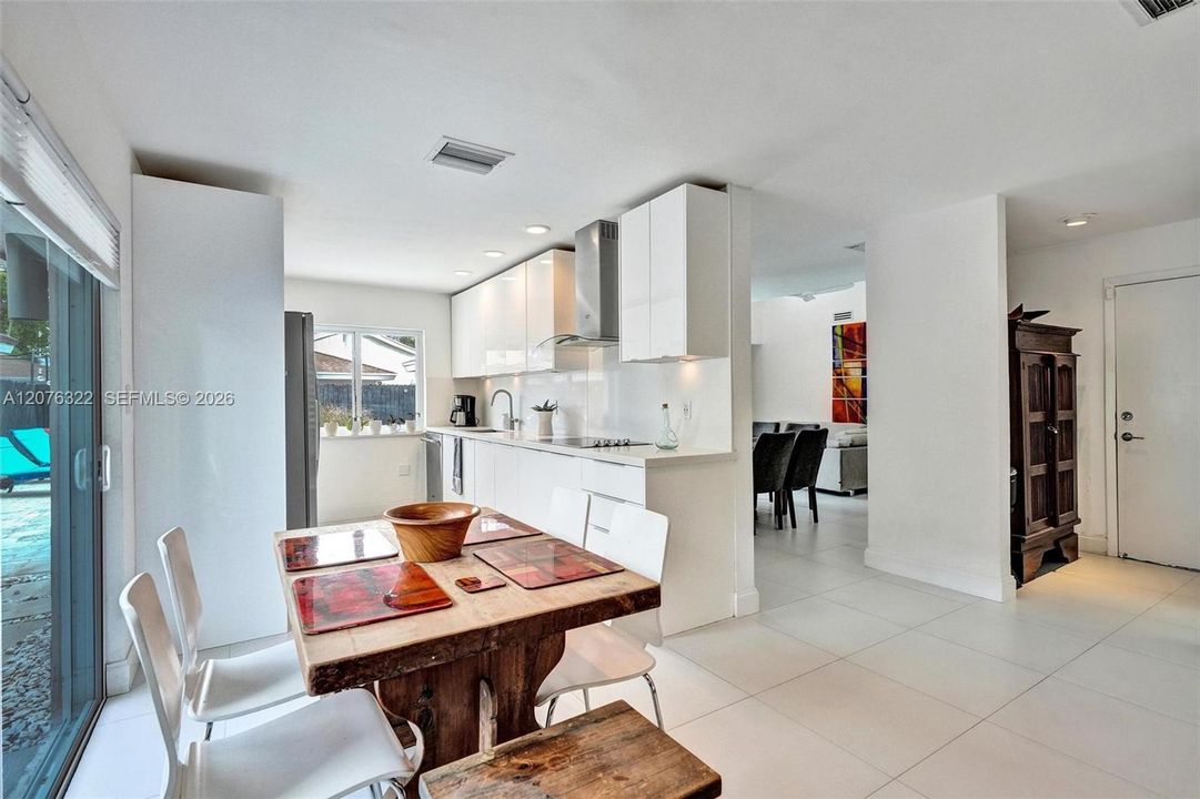 Casual dining area