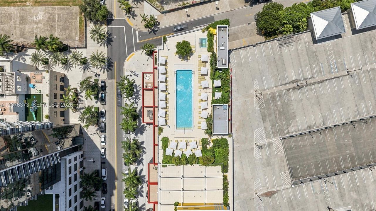 Rooftop pool