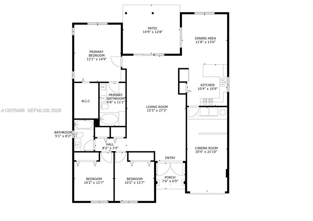 En Venta: $475,000 (3 camas, 2 baños, 1443 Pies cuadrados)