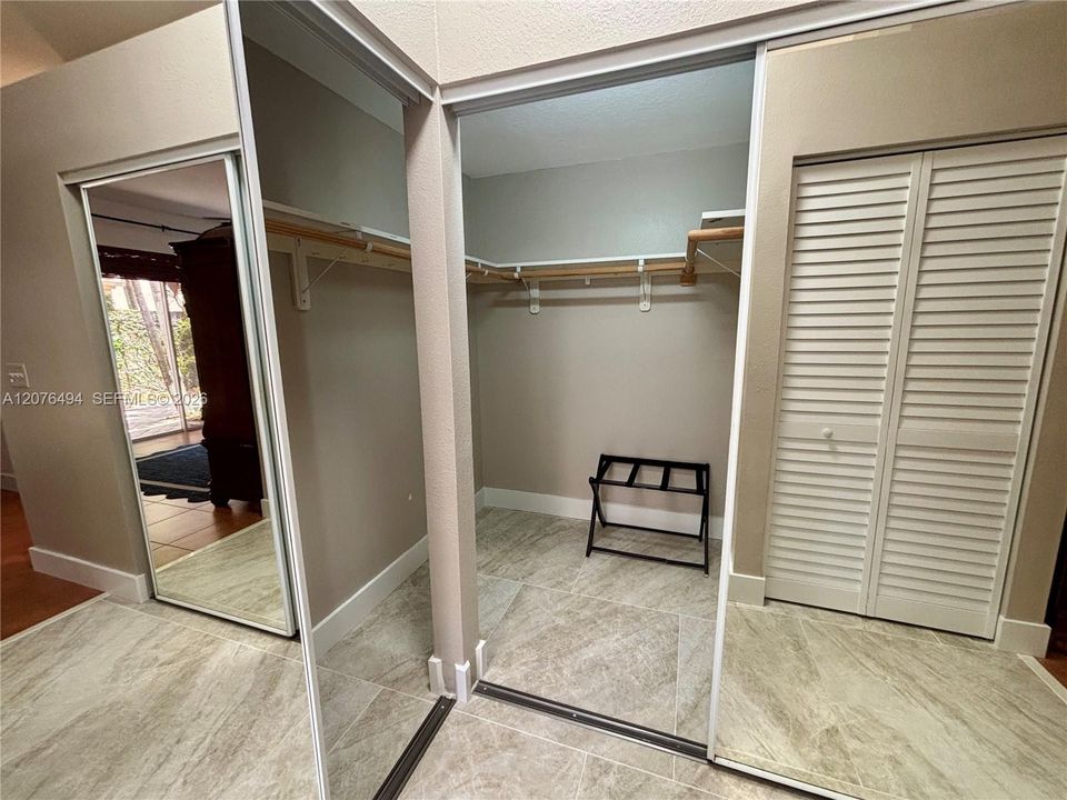 Primary walk-in closet