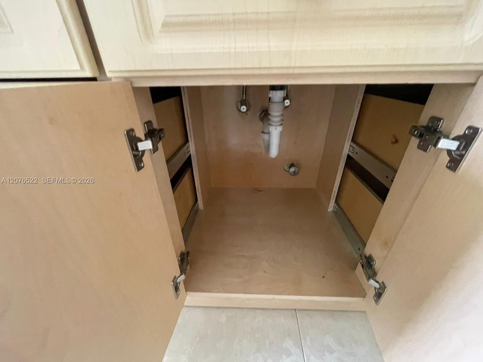 Under sink