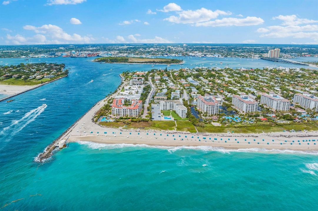 Aerial Palm Beach Inlet