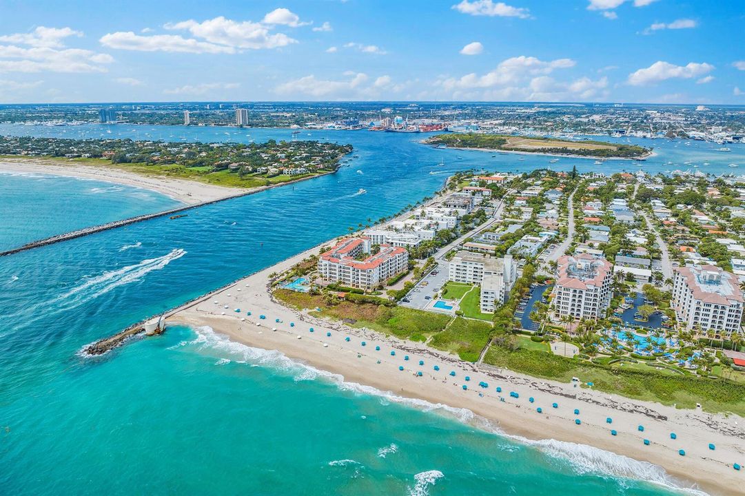 Aerial Palm Beach Inlet