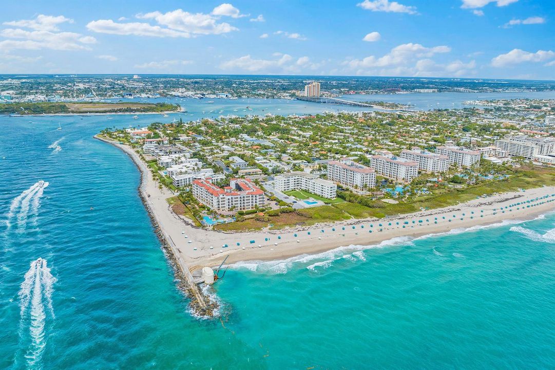Aerial Palm Beach Inlet