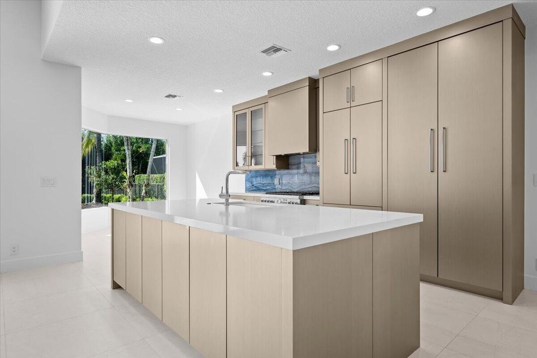 Open Modern Chefs Kitchen