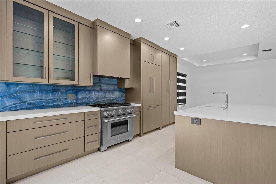Open Modern Chefs Kitchen