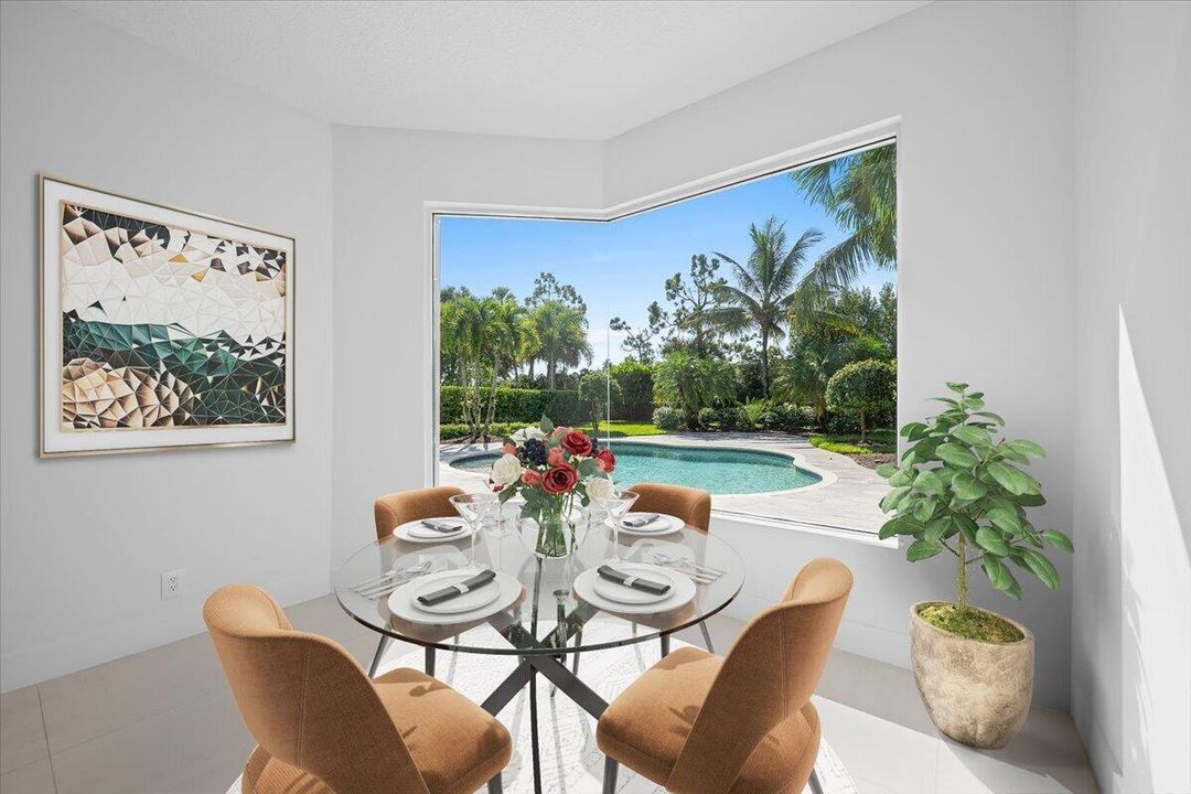 Separate Breakfast Area