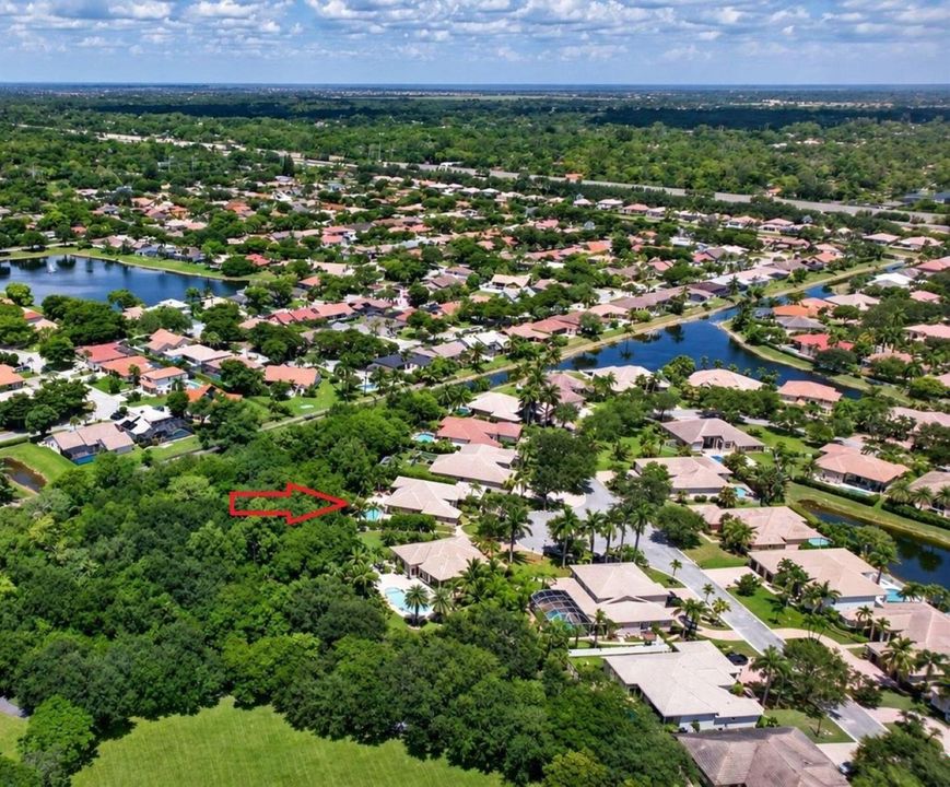 Aerial View of the House