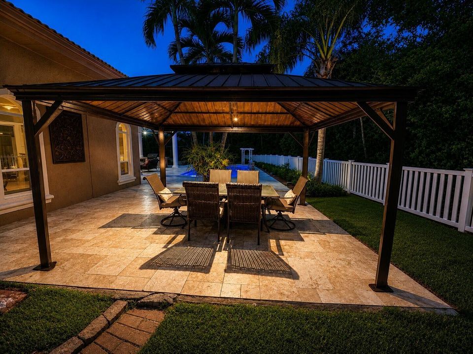 Patio at Night