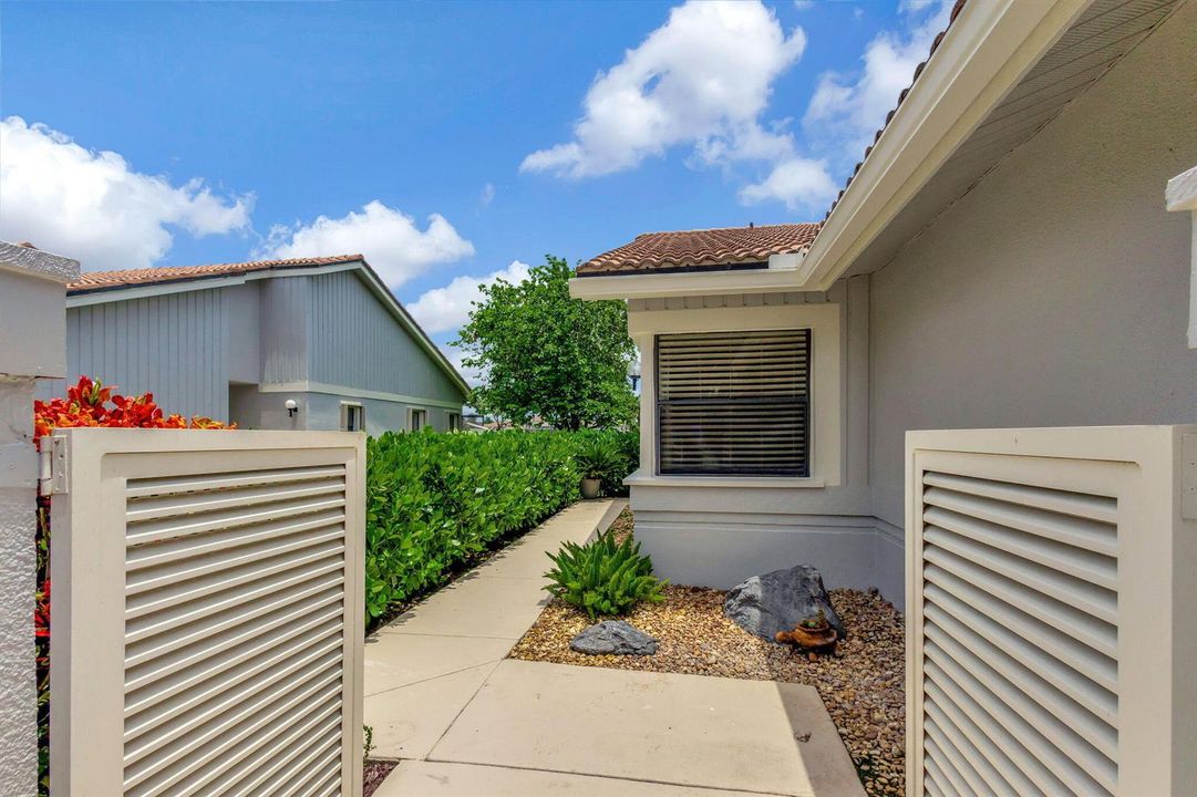 Walkway to the front door