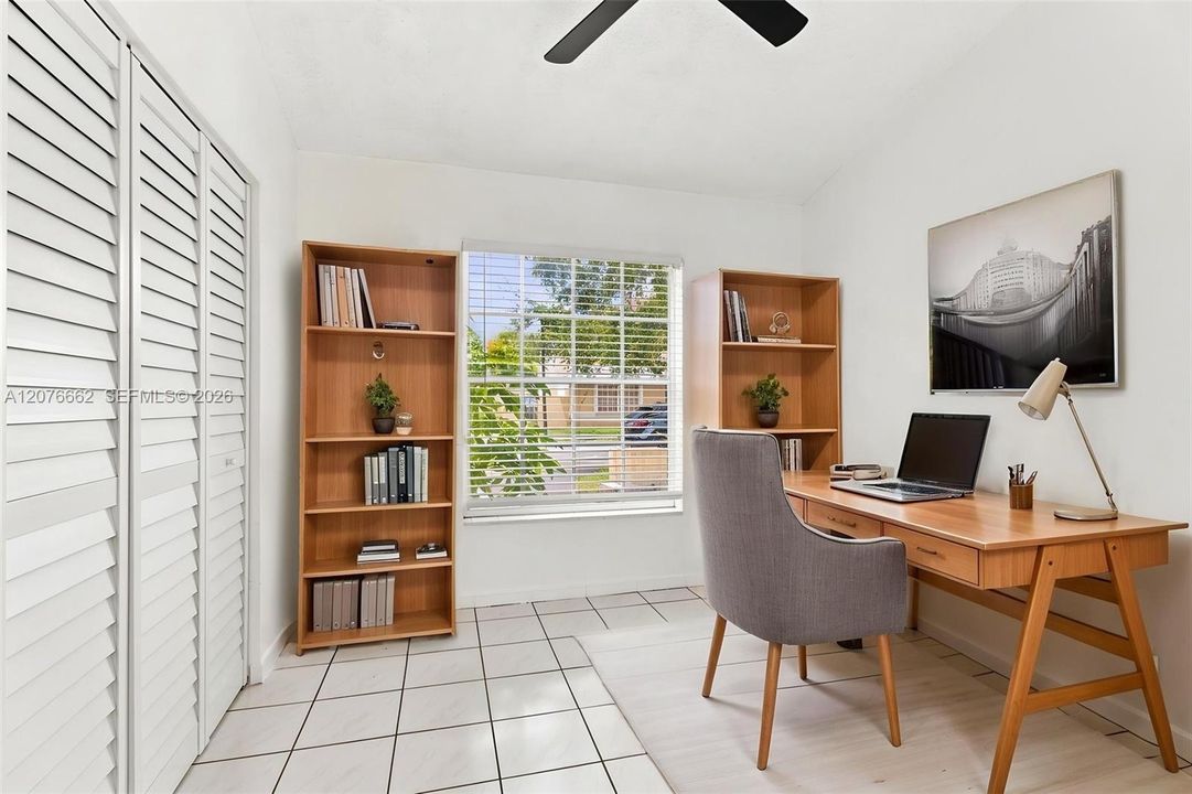 Bedroom #3/office virtually staged