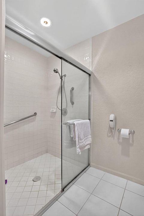 Large shower