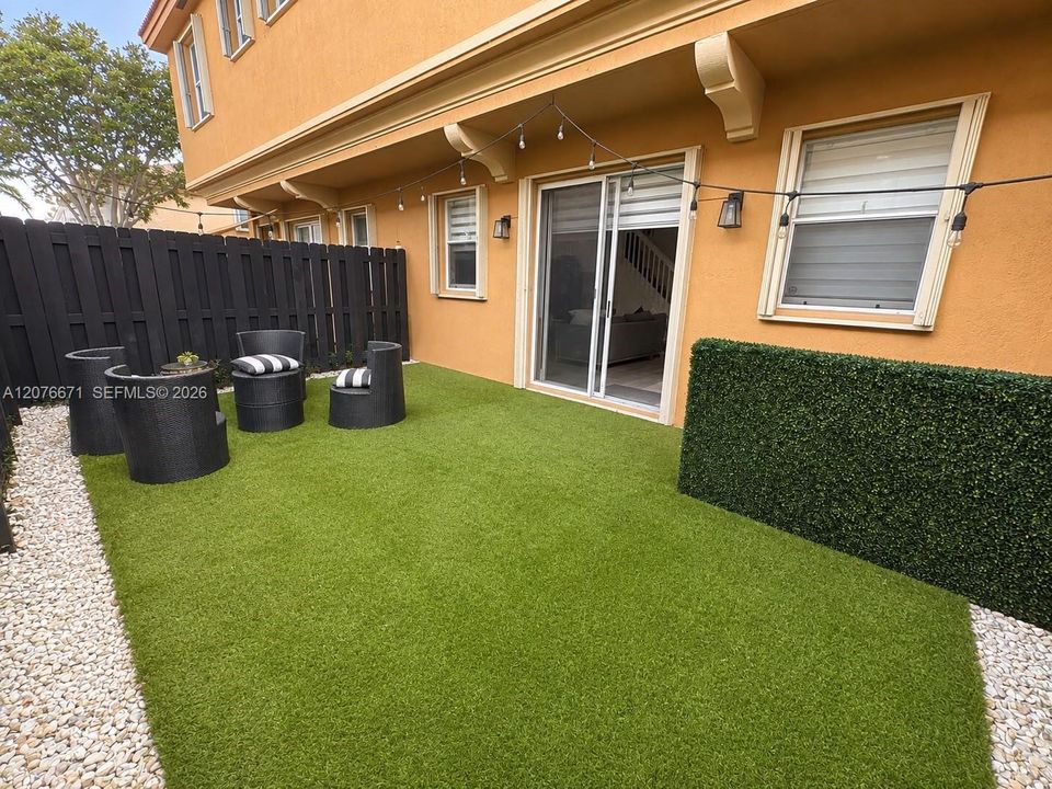 Enjoy your private/low maintenance backyard