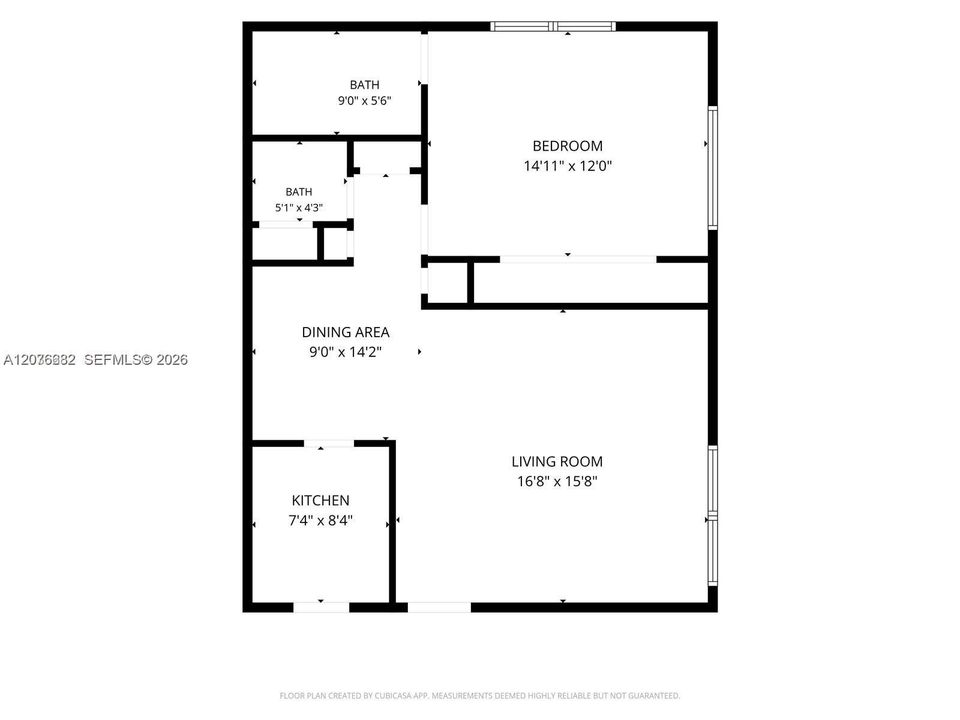 For Rent: $1,490 (1 beds, 1 baths, 806 Square Feet)
