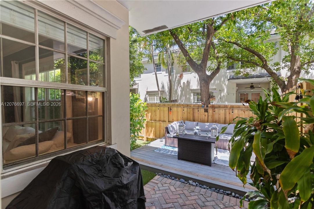 Patio Grill Area right outside the main living and dining area.  Nice transition from inside to out.