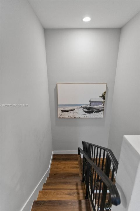 Stair way to second level.
