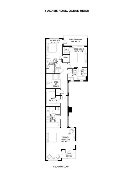 floor plan 2nd floor
