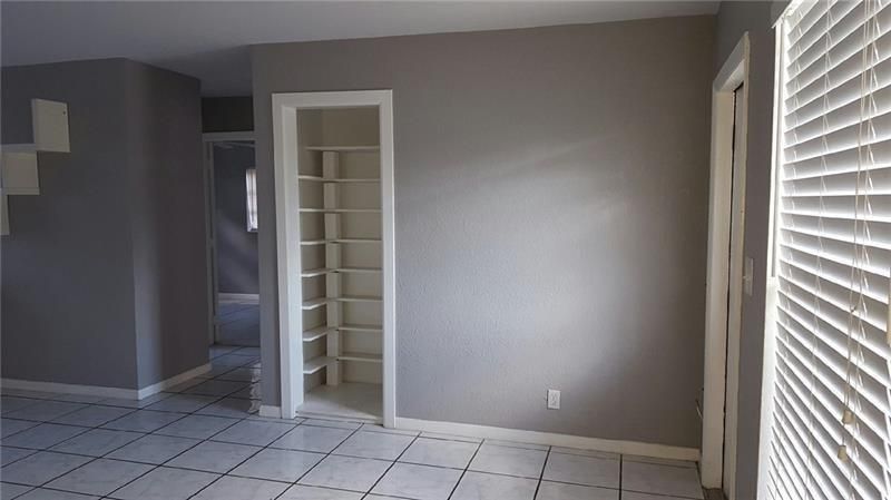 Living room and entry way