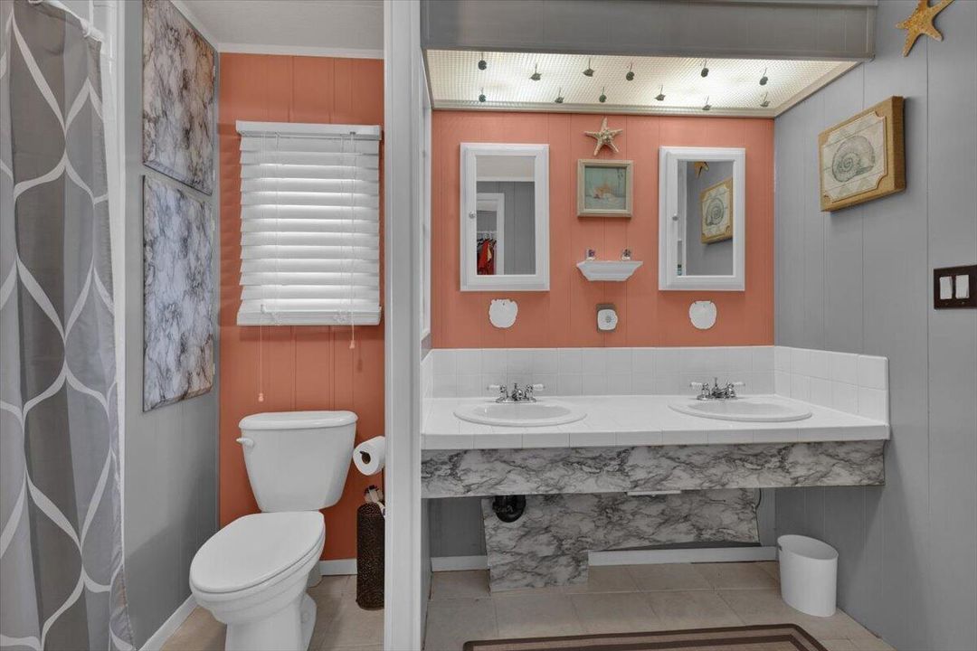 BATHROOM 1 WITH DUAL SINKS
