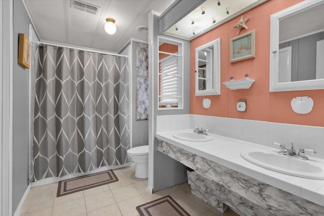 BATHROOM 1 WITH DUAL SINKS