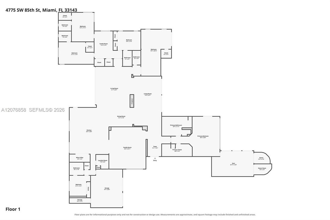 For Rent: $39,500 (5 beds, 5 baths, 5344 Square Feet)