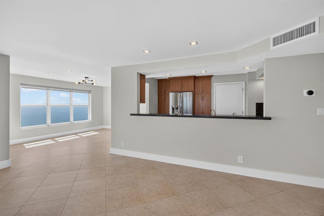 Open Kitchen and Dining Area