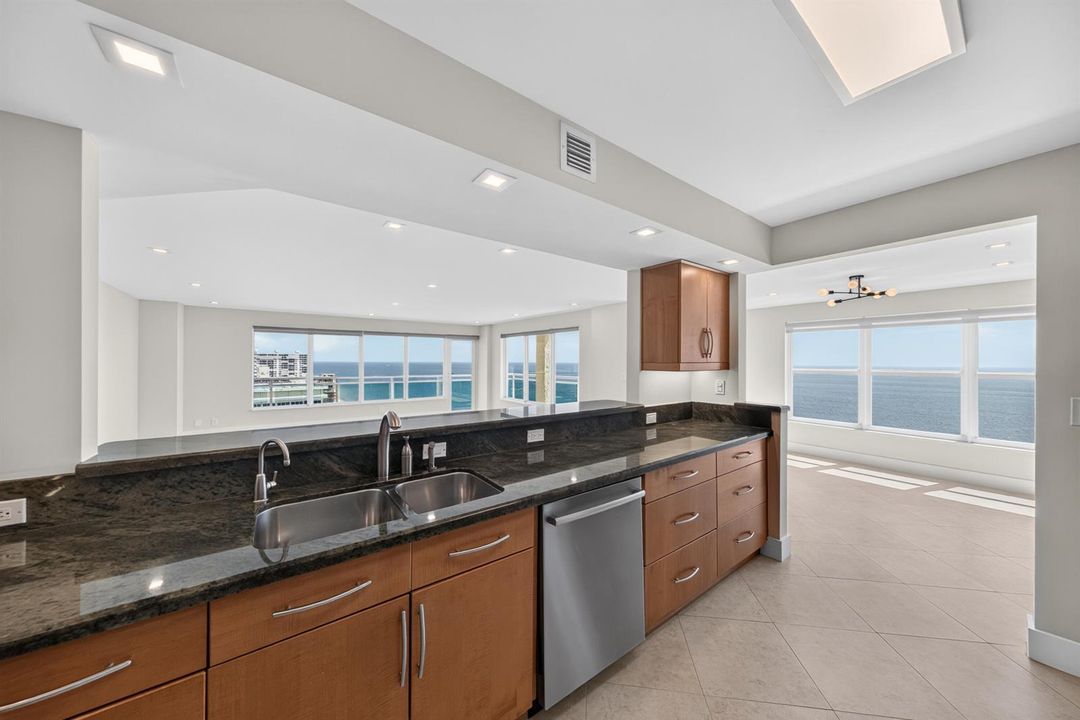 Kitchen with an Ocean View