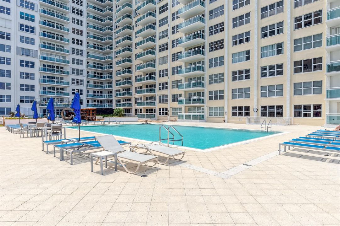Expansive Resort-Style Pool Deck