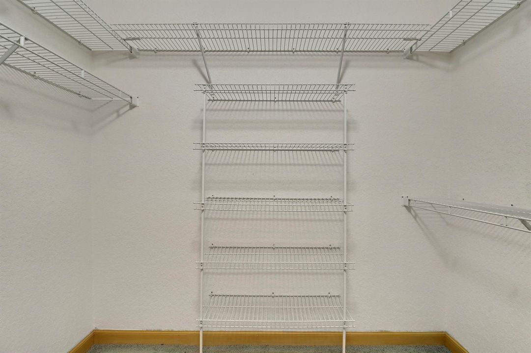 Primary closet