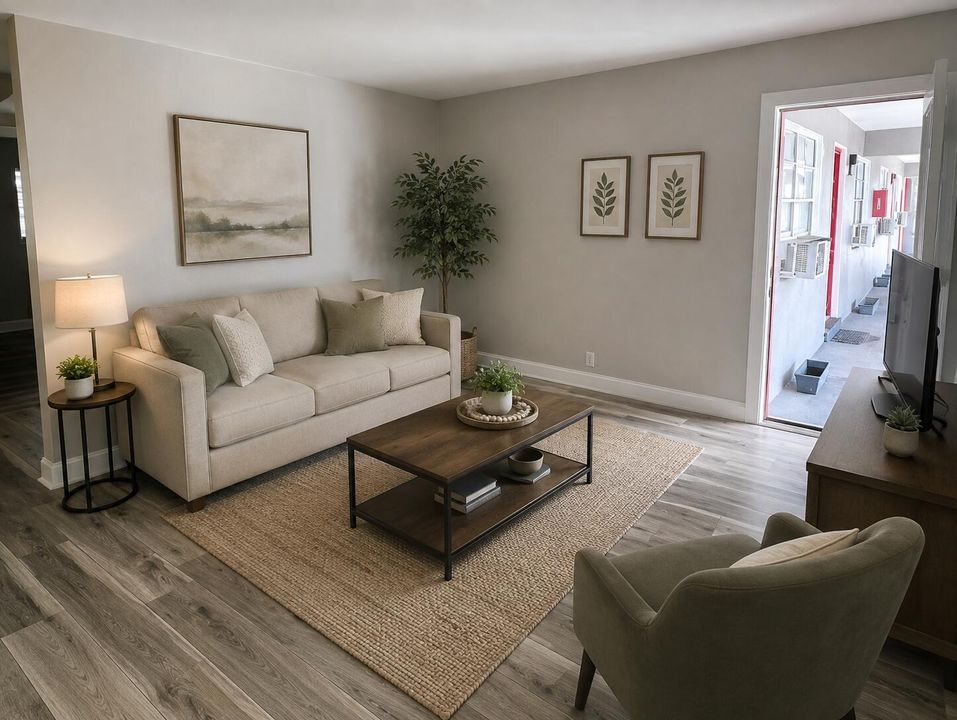 living room staged 1025 apt 1