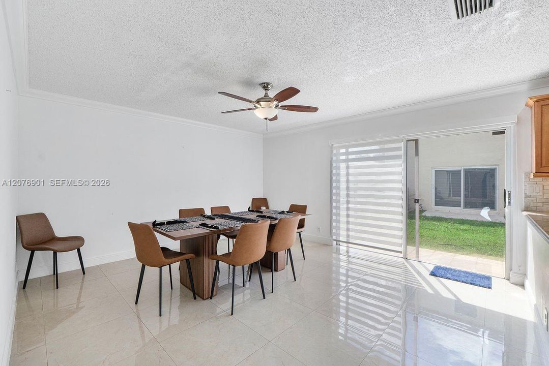 Dining 1_ Opened floor plan with the kitchen
