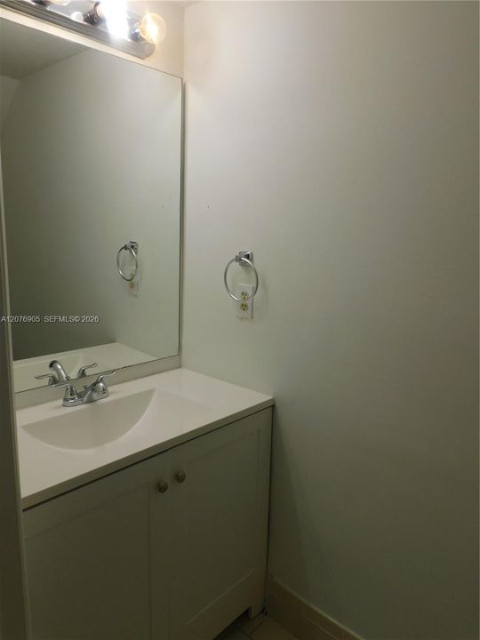 1/2 Baths downstairs with new vanity.