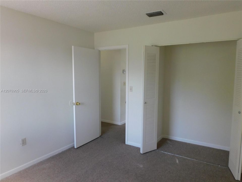 3rd Bedroom View to Entry Way.