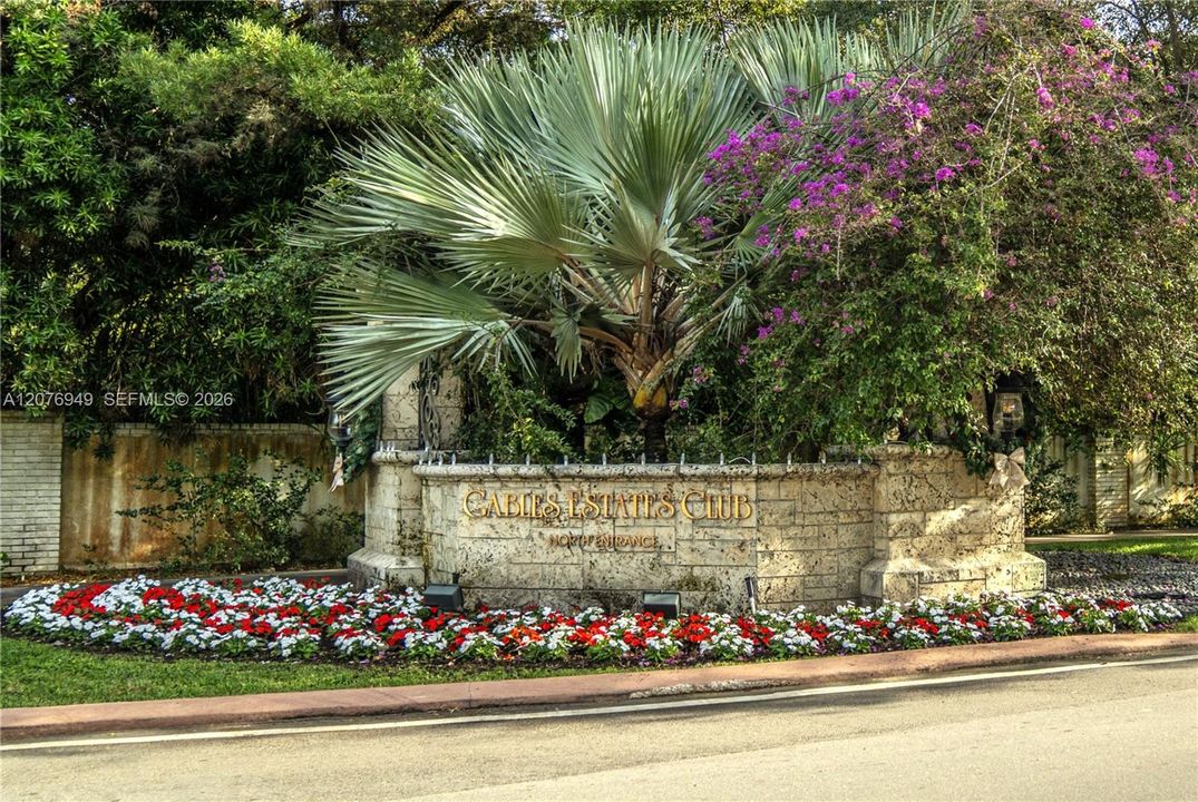 Gables Estates Entrance