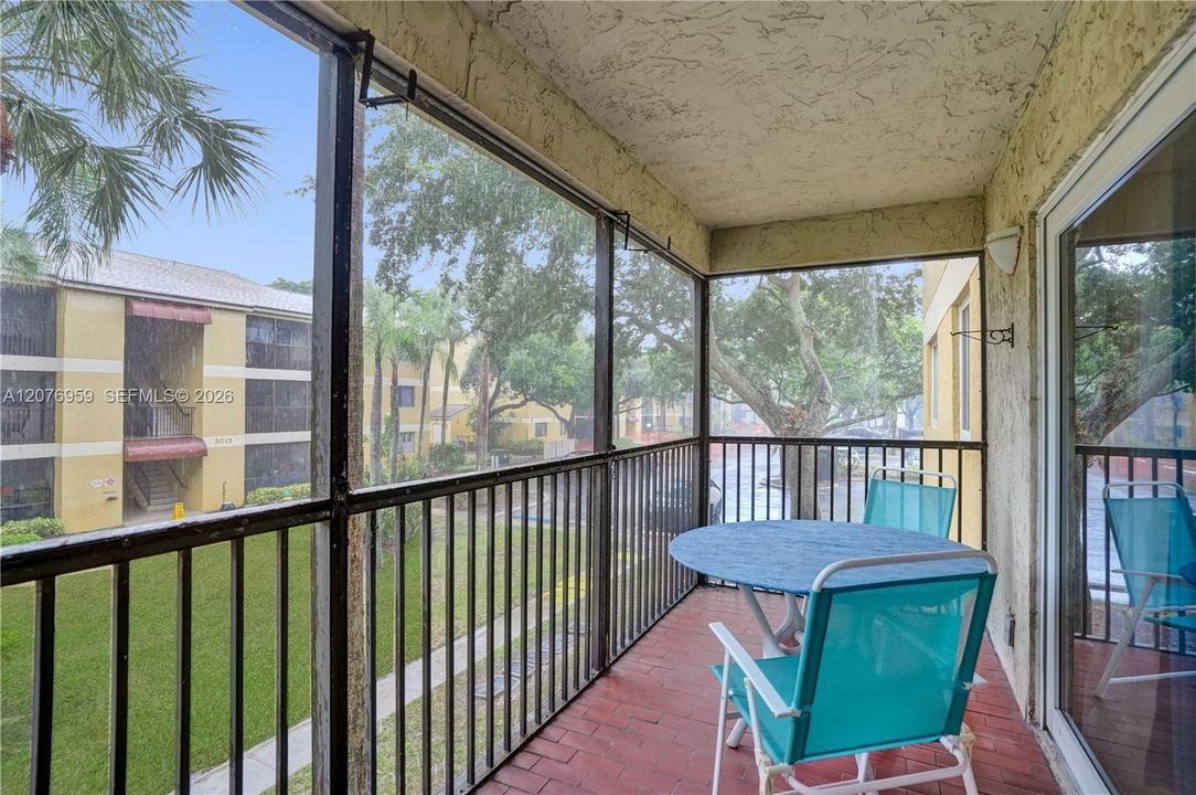 Screened in porch