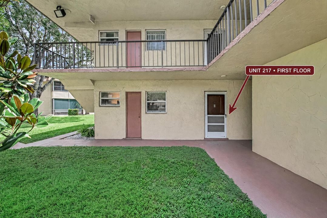 front door Building 11 apt 217
