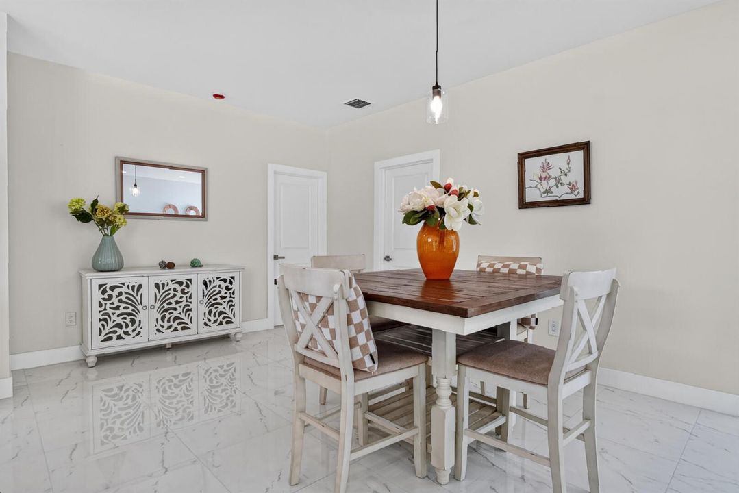 Dining area