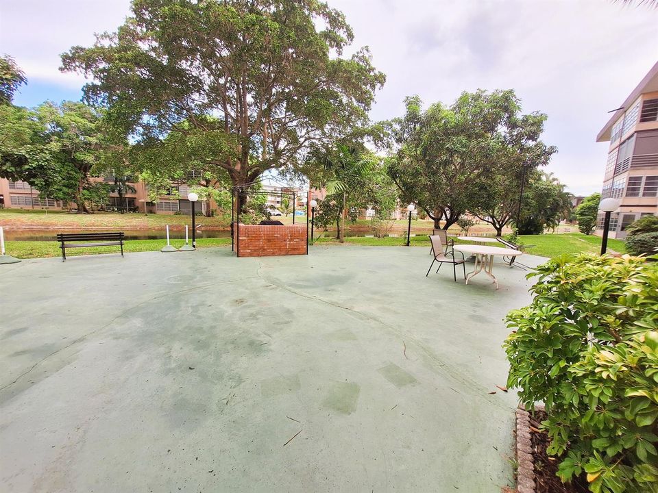 Outside BBQ area