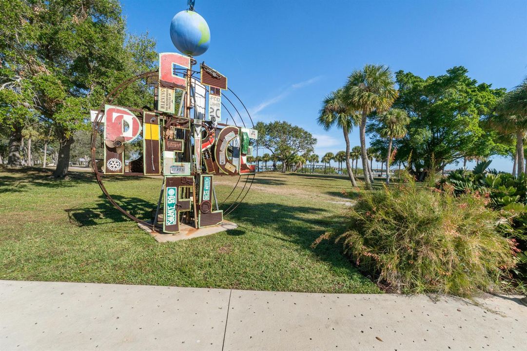 34_ftp stock - ft. pierce sign