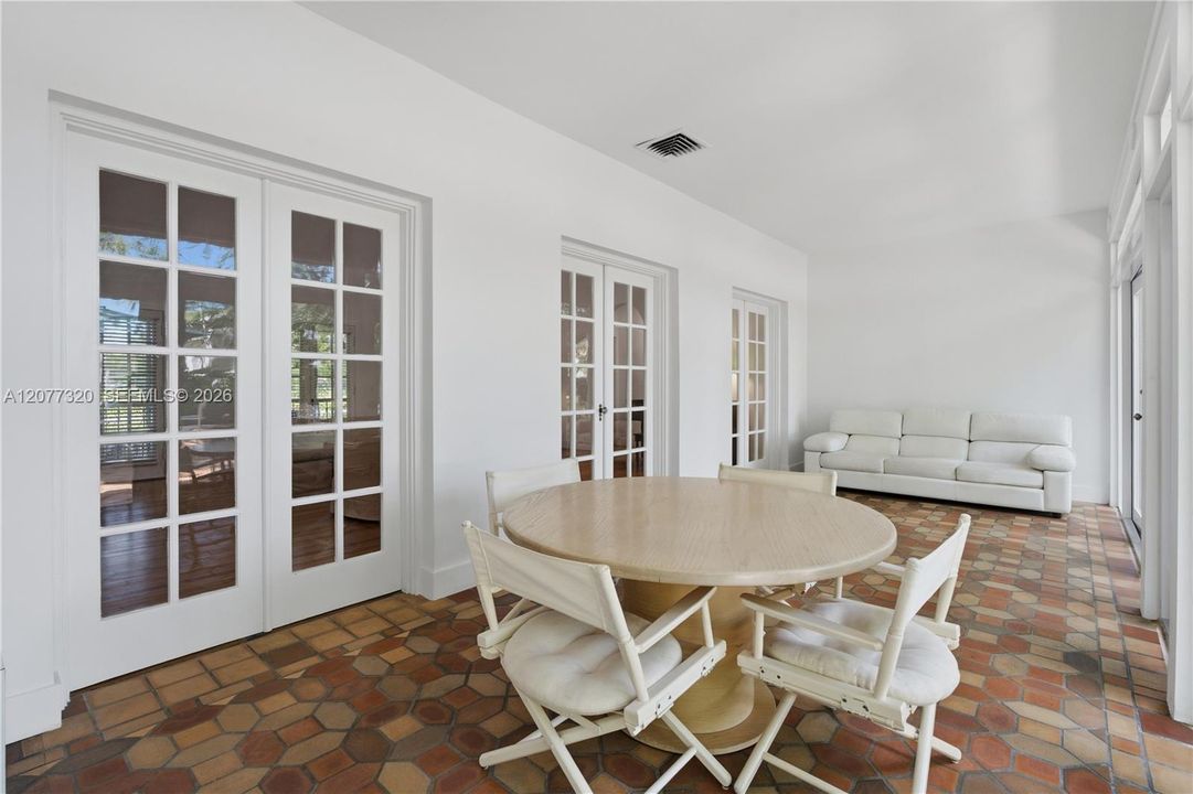 Views of Koi Pond from Family Room