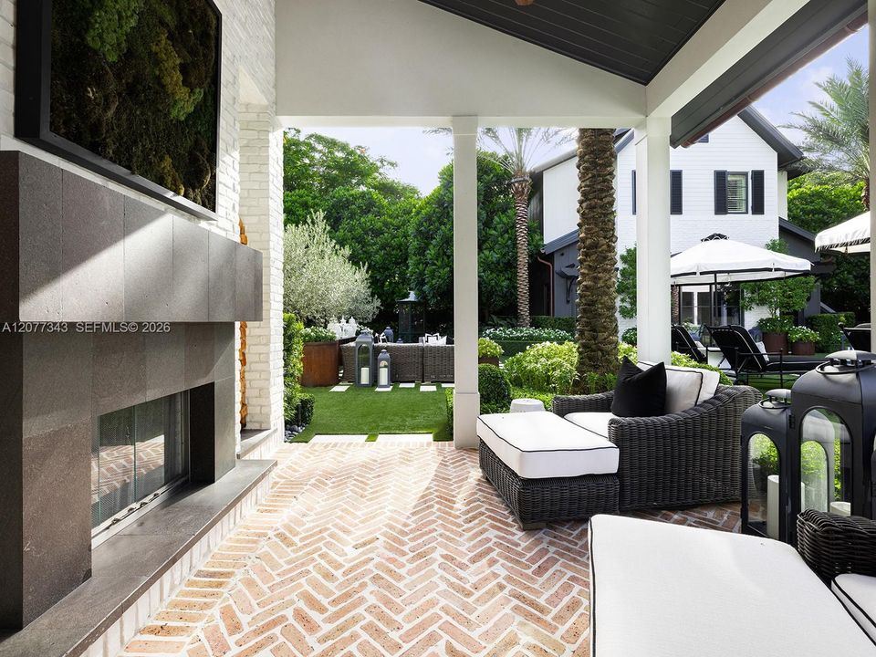 Outdoor sitting area
