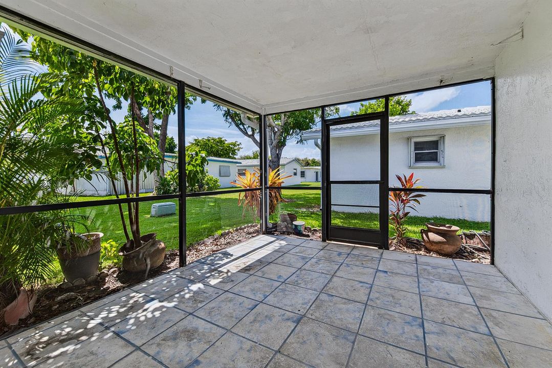 Enclosed Patio