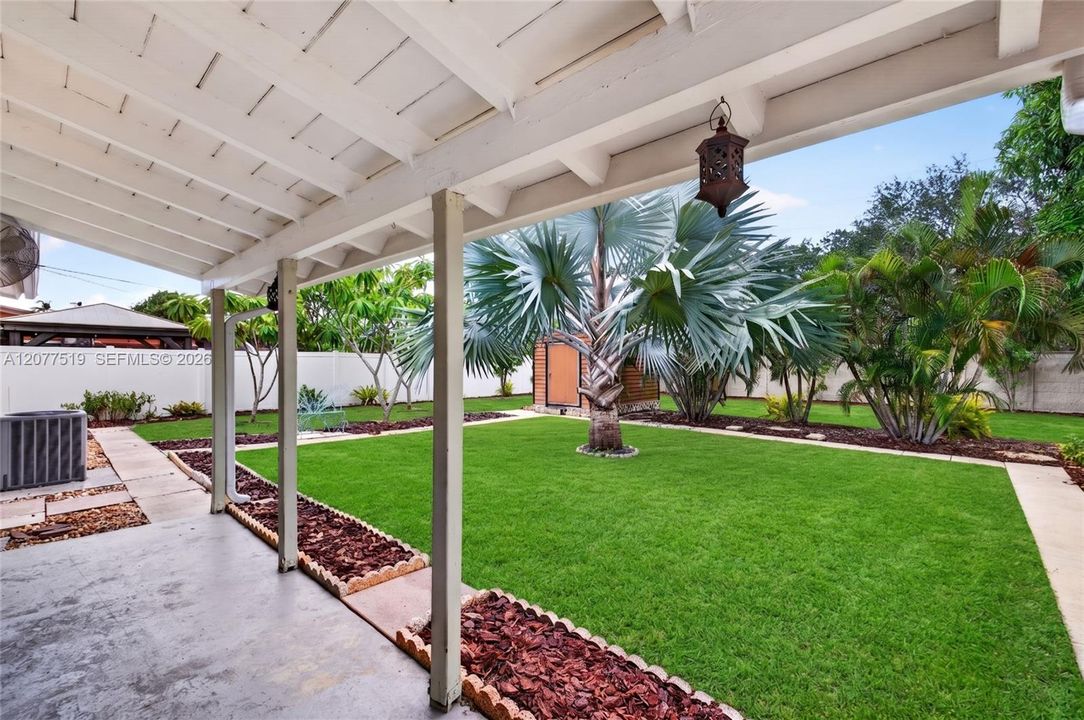 VC fencing surrounds portions of the property for added privacy and security. Virtually-Enhanced.